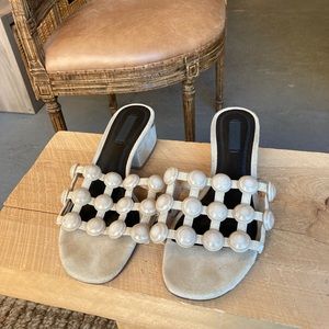 Alexander wang studded mules 37